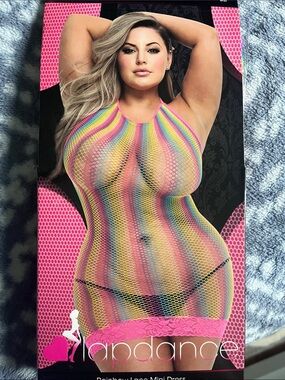 Cute rainbow chemise!